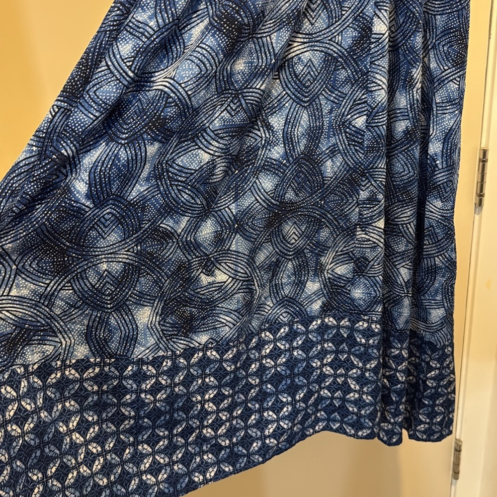 NWOT Reitmans Navy Patterned Halter Dress - Picture 4 of 6